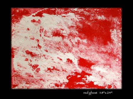 costabrero - red ghost - painting by Luis Costa