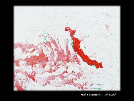 costabrero - red movement - painting by Luis Costa